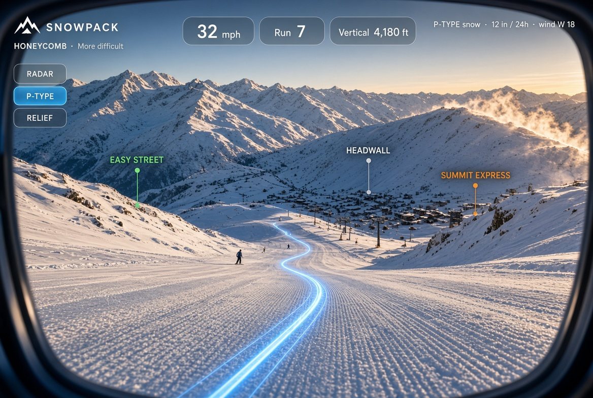 First person on a run